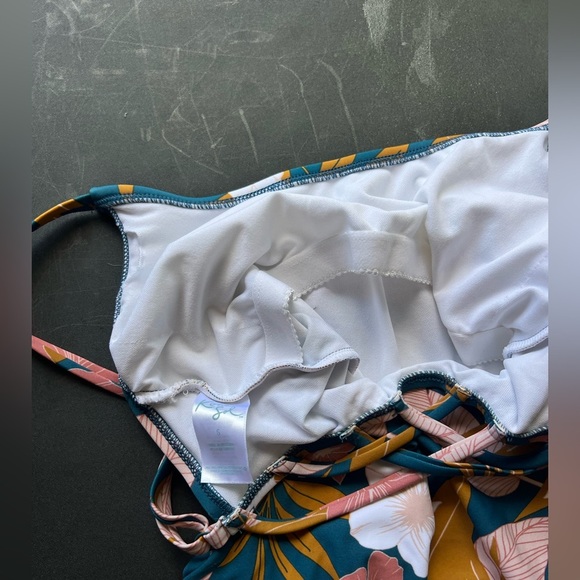 NWOT Kona Sol Tropical Floral Swimsuit Small - Picture 5 of 7
